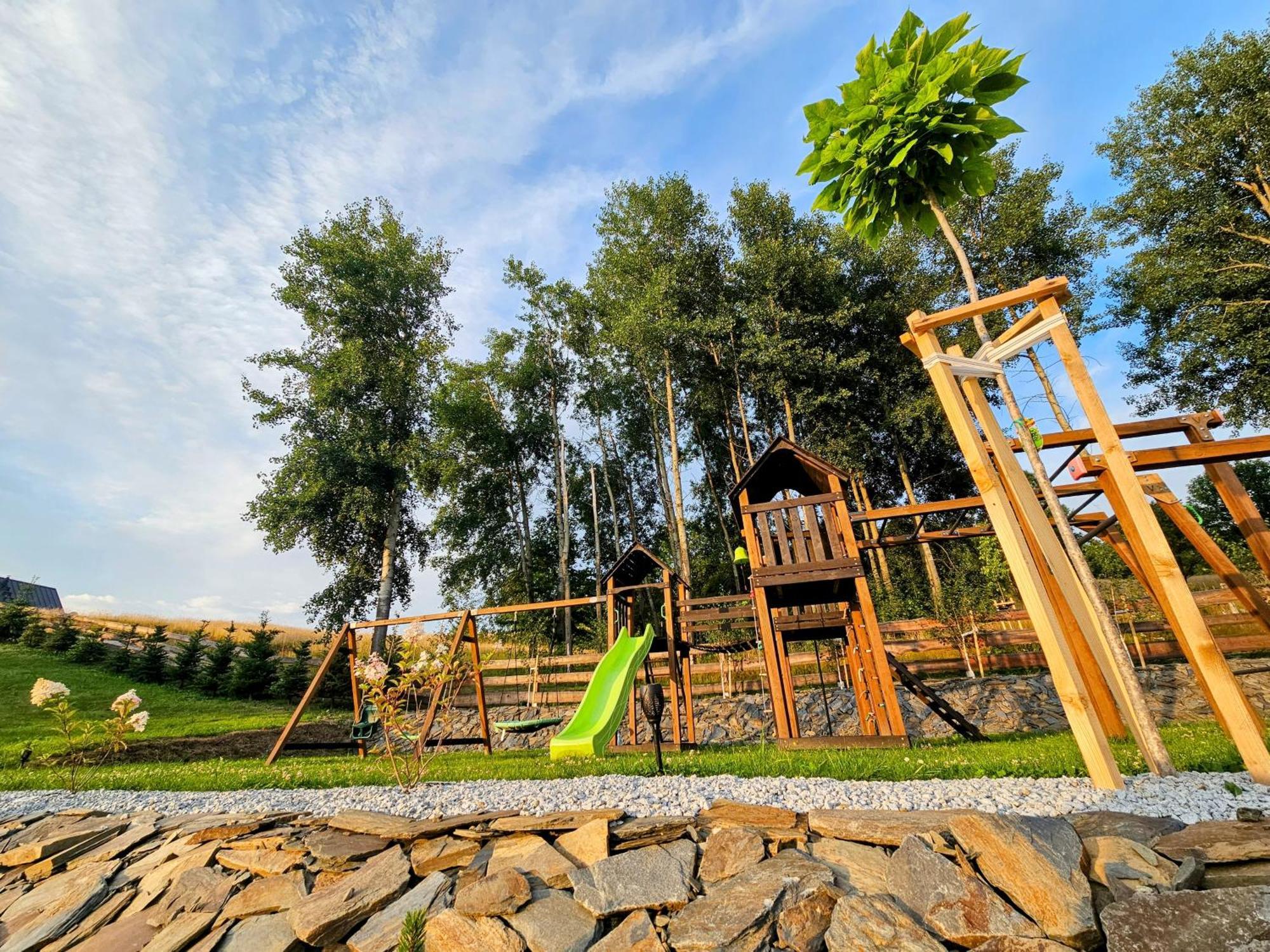Osada Sierpnica - Uroczy dom z kominkiem w Górach Sowich Exterior foto
